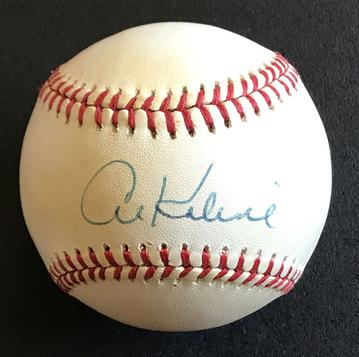 Al Kaline Signed Autographed Official American League OAL Baseball (SA COA)