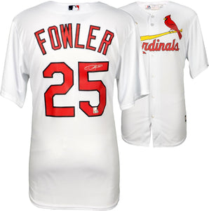 Dexter Fowler Signed Autographed St. Louis Cardinals Baseball Jersey (MLB Authenticated)