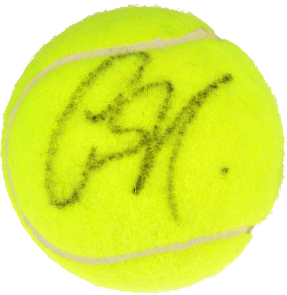 Anna Kournikova Signed Autographed Yellow Tennis Ball (Fanatics COA)