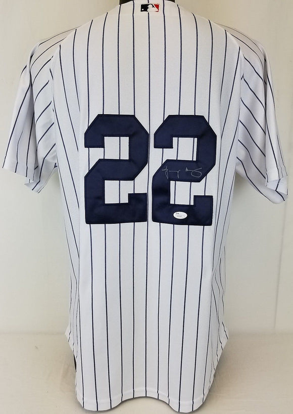 Jacoby Ellsbury Signed Autographed New York Yankees Baseball Jersey (JSA COA)