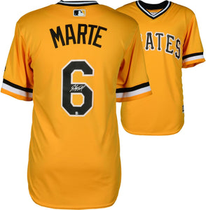 Starling Marte Signed Autographed Pittsburgh Pirates Baseball Jersey (JSA COA)