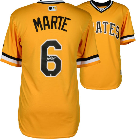 Starling Marte Signed Autographed Pittsburgh Pirates Baseball Jersey ( –  Sterling Autographs