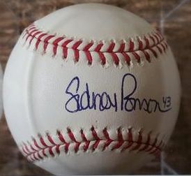 Sidney Ponson Signed Autographed Official Major League OML Baseball (SA COA)