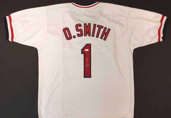 Ozzie Smith Signed Autographed St. Louis Cardinals Baseball Jersey (JSA COA)