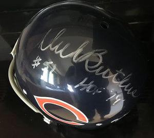 Dick Butkus Signed Autographed Full-Sized "HOF 79" Chicago Bears Riddell Football Helmet (SA COA)