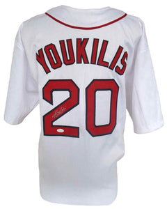 Kevin Youkilis Signed Autographed Boston Red Sox Baseball Jersey (JSA COA)