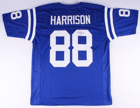 Marvin Harrison Signed Autographed Indianapolis Colts Football Jersey (JSA COA)