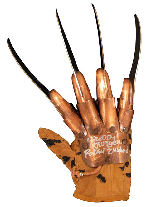 Robert Englund Signed Autographed Nightmare On Elm Street Freddy Krueger Deluxe Glove (ASI COA)