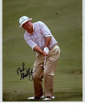 Bob Goalby Signed Autographed PGA Golf Glossy 8x10 Photo (SA COA)