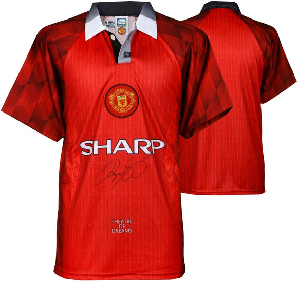 Ryan Giggs Signed Autographed Manchester United Soccer Jersey (Fanatics COA)
