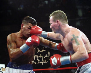 "Irish" Micky Ward Signed Autographed "The Fighter" Glossy 16x20 Photo vs Arturo Gatti (ASI COA)