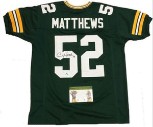 Clay Matthews III Signed Autographed Green Bay Packers Jersey (Clay Matthews Authenticated)
