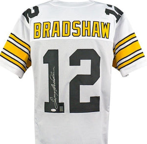 Terry Bradshaw Signed Autographed Pittsburgh Steelers Football Jersey (JSA COA)