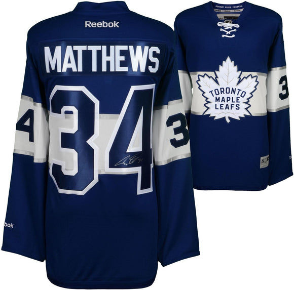 Auston Matthews Signed Autographed Toronto Maple Leafs Hockey Jersey (Fanatics COA)