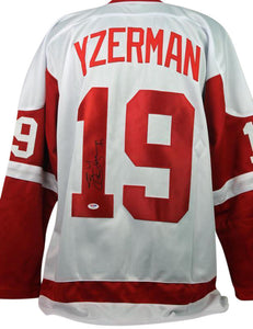 Steve Yzerman Signed Autographed Detroit Red Wings Hockey Jersey (JSA COA)