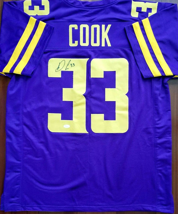 Dalvin Cook Signed Autographed Minnesota Vikings Football Jersey (JSA COA)