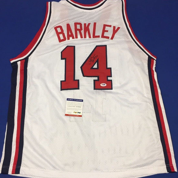 Charles Barkley Signed Autographed USA Dream Team Basketball Jersey (JSA COA)