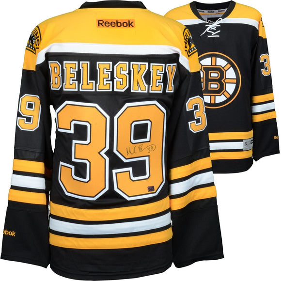 Matt Beleskey Signed Autographed Boston Bruins Hockey Jersey (Fanatics COA)