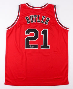 Jimmy Butler Signed Autographed Chicago Bulls Basketball Jersey (Schwartz COA)