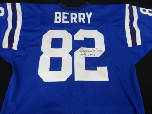 Raymond Berry Signed Autographed Baltimore Colts Football Jersey (JSA COA)