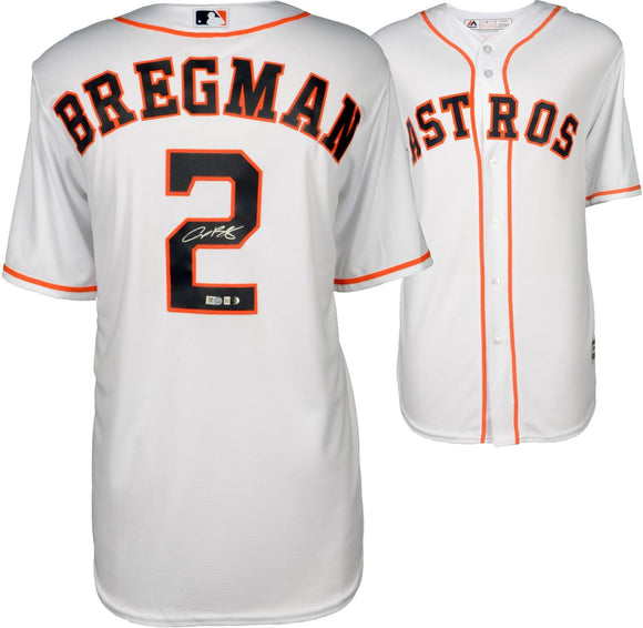 Alex Bregman Signed Autographed Houston Astros Baseball Jersey (MLB Authenticated)