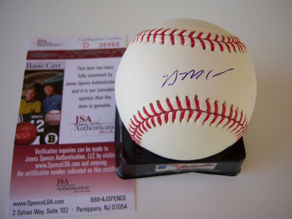Brian McCann Signed Autographed Official Major League (OML) Baseball - JSA COA