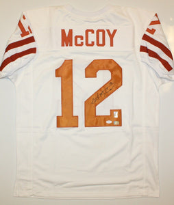 Colt McCoy Signed Autographed Texas Longhorns Football Jersey (JSA COA)