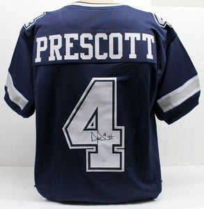 Dak Prescott Signed Autographed Dallas Cowboys Football Jersey (JSA COA)