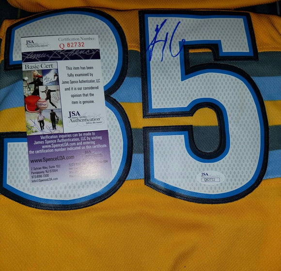Kenneth Faried Signed Autographed Denver Nuggets Basketball Jersey (JSA COA)