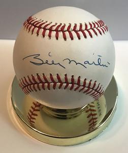 Billy Martin Signed Autographed Official American League OAL Baseball (SA COA)