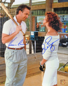 Kevin Costner & Susan Sarandon Signed Autographed "Bull Durham" Glossy 11x14 Photo (ASI COA)