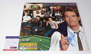 Huey Lewis Signed Autographed "Sports" Record Album (PSA/DNA COA)