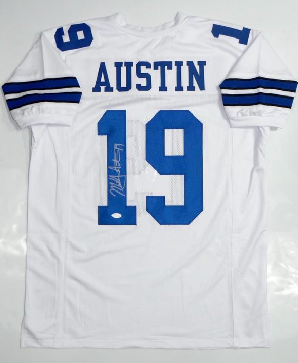Miles Austin Signed Autographed Dallas Cowboys Football Jersey (JSA COA)