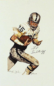 Fred Biletnikoff Signed Autographed "Sack Attack" 11x27 Lithograph #'d Limited Edition Oakland Raiders (SA COA)