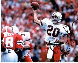 Bernie Kosar Signed Autographed Glossy 8x10 Photo Miami Hurricanes (SA COA)