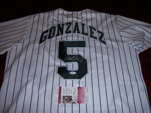 Carlos Gonzalez Signed Autographed Colorado Rockies Baseball Jersey (JSA COA)