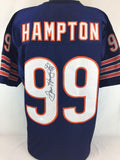 Dan Hampton Signed Autographed Chicago Bears Football Jersey (JSA COA)
