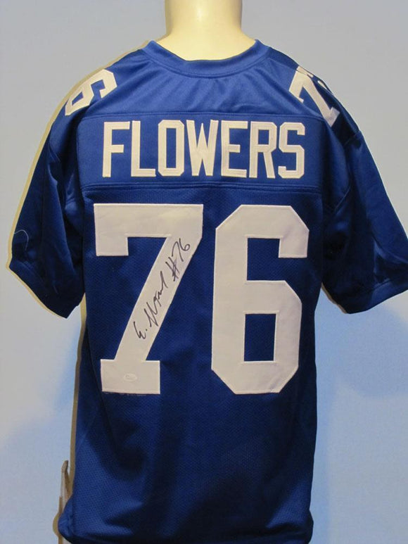 Ereck Flowers Signed Autographed New York Giants Football Jersey (JSA COA)