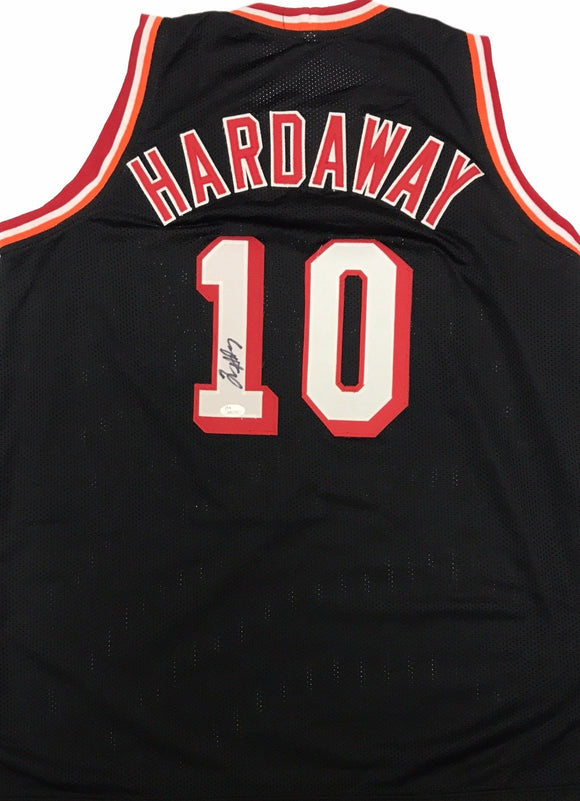 Tim Hardaway Signed Autographed Miami Heat Basketball Jersey (JSA COA)