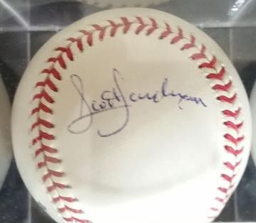 Scott Sanderson Signed Autographed Official Major League OML Baseball (SA COA)