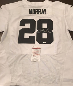 Latavius Murray Signed Autographed Oakland Raiders Football Jersey (JSA COA)
