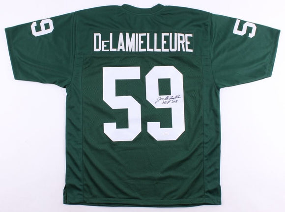 Joe DeLamielleure Signed Autographed Michigan State Spartans Football Jersey (JSA COA)