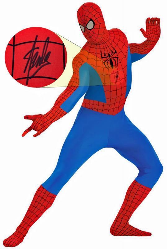 Stan Lee Signed Autographed Full-Sized Spider-Man Costume (PSA/DNA & Stan Lee Holo)
