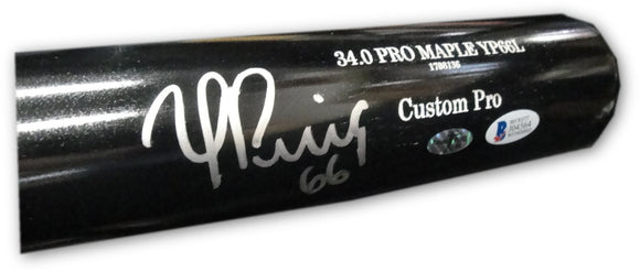 Yasiel Puig Signed Autographed Old Hickory Baseball Bat (Beckett COA)