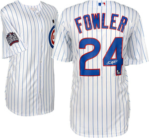 Dexter Fowler Signed Autographed Chicago Cubs Baseball Jersey (MLB Authenticated)