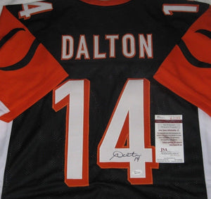 Andy Dalton Signed Autographed Cincinnati Bengals Football Jersey (JSA COA)