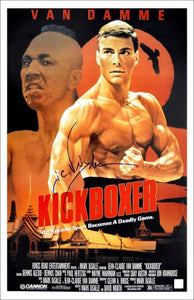 Jean Claude Van Damme Signed Autographed "Kickboxer" 16x24 Movie Poster (ASI COA)