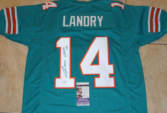 Jarvis Landry Signed Autographed Miami Dolphins Football Jersey (JSA COA)