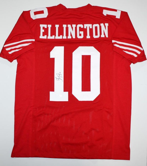 Bruce Ellington Signed Autographed San Francisco 49ers Football Jersey (JSA COA)