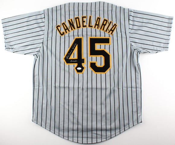 John Candelaria Signed Autographed Pittsburgh Pirates Baseball Jersey (JSA COA)